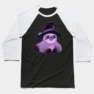 Witchy sloth Baseball T-Shirt